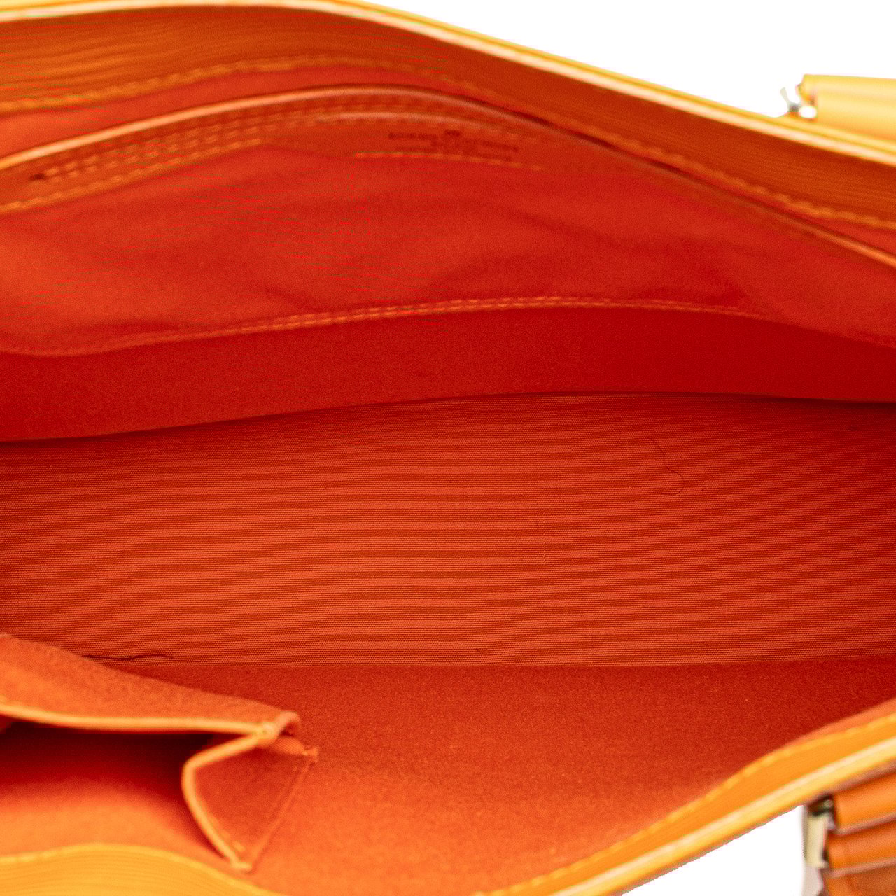 Louis Vuitton Epi Sac Plat PM Oranje