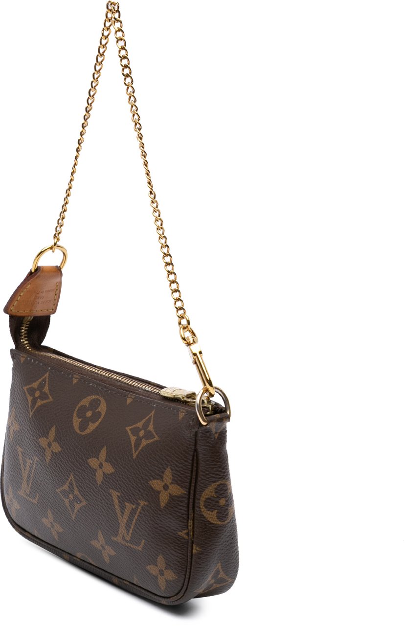Louis Vuitton Monogram Mini Pochette Accessoires Bruin
