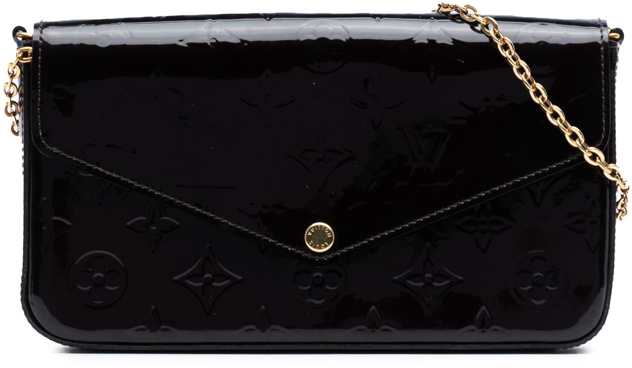 Louis Vuitton Monogram Vernis Pochette Felicie Paars