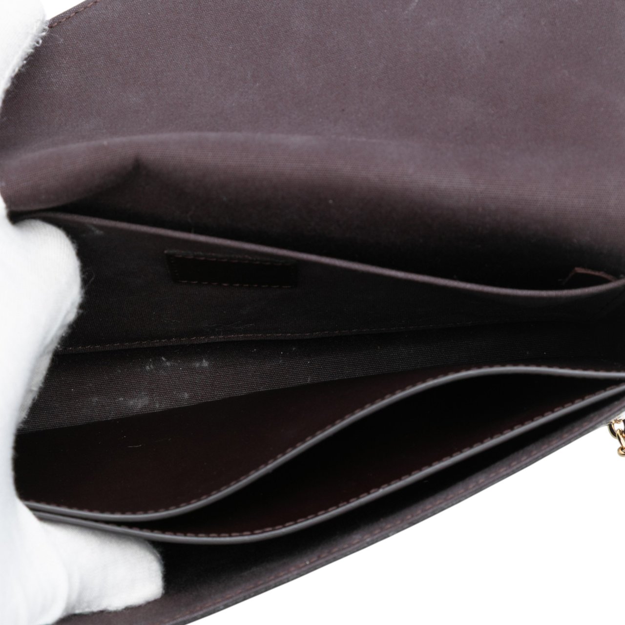 Louis Vuitton Monogram Vernis Pochette Felicie Paars