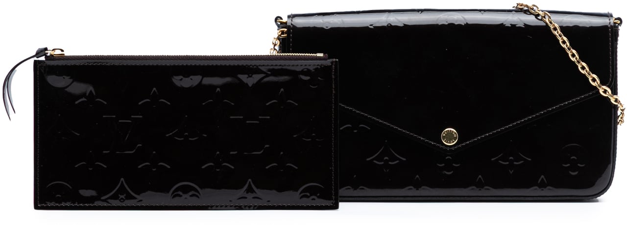 Louis Vuitton Monogram Vernis Pochette Felicie Paars