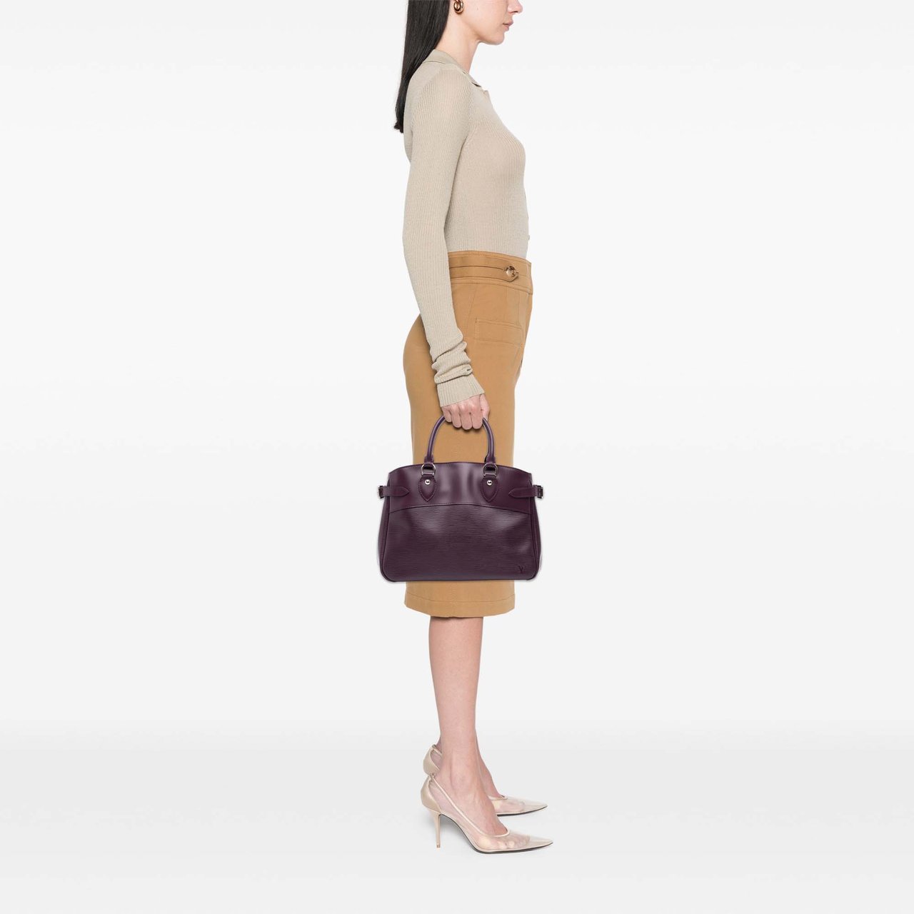 Louis Vuitton Epi Passy PM Paars