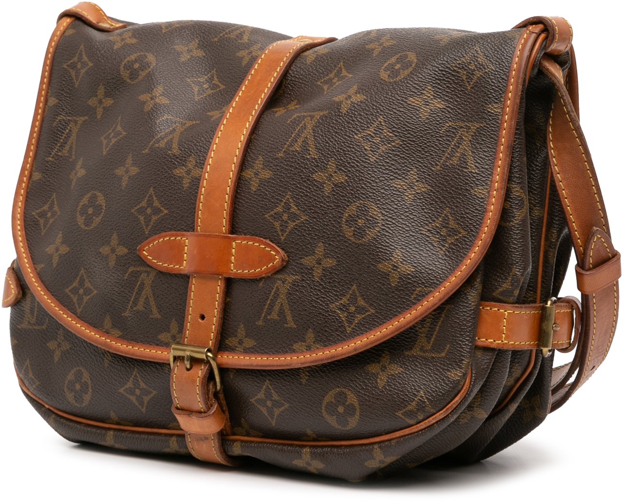 Louis Vuitton Monogram Saumur 30 Bruin