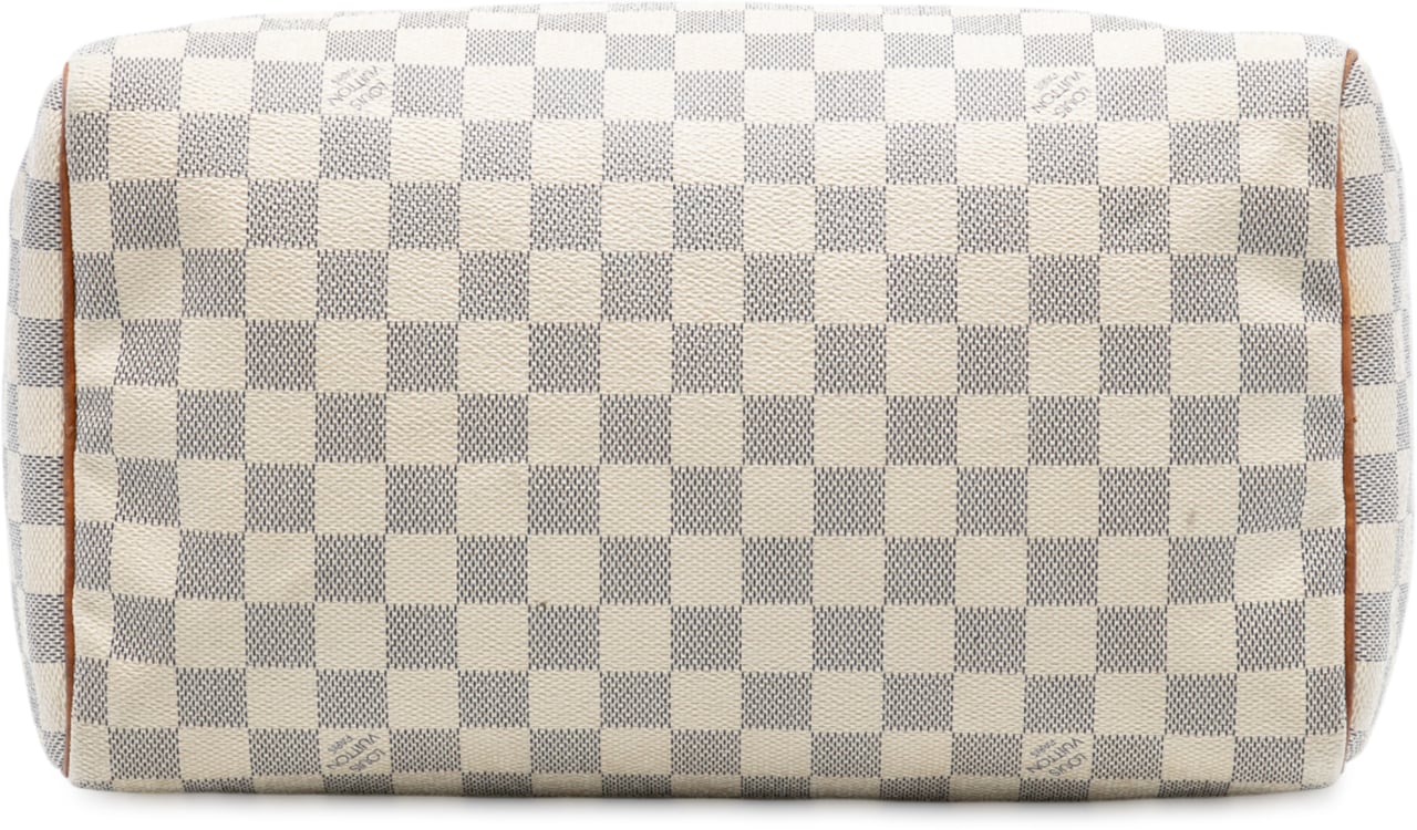 Louis Vuitton Damier Azur Speedy 30 Wit