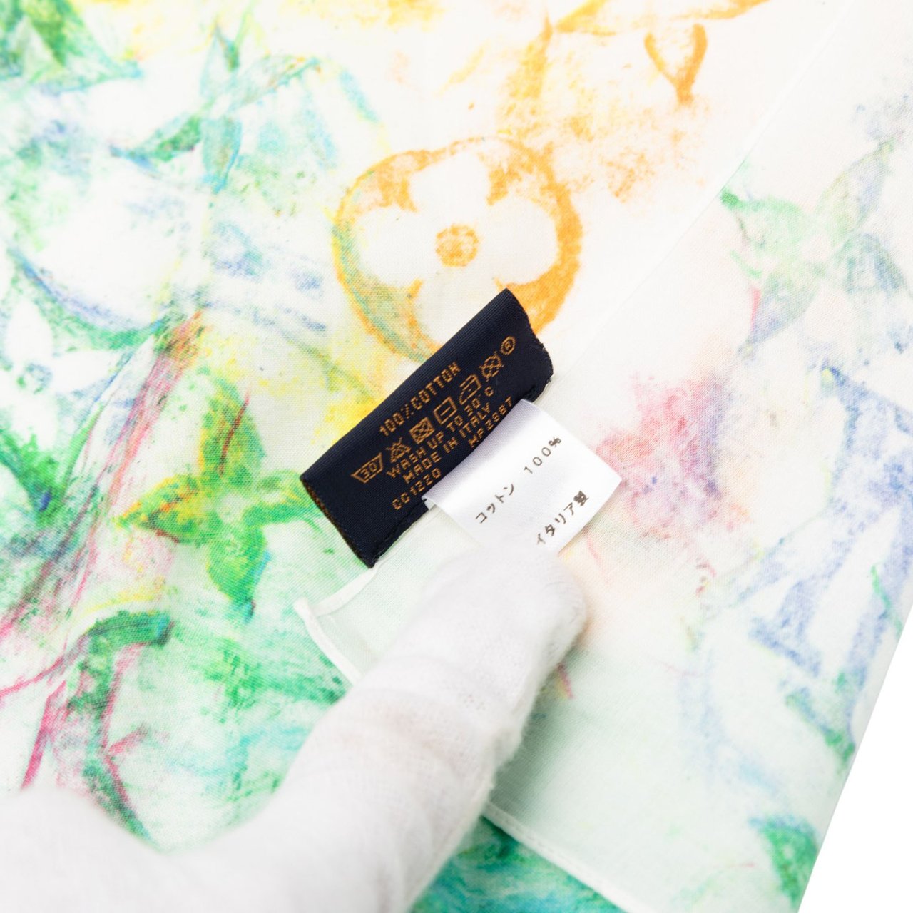 Louis Vuitton Virgil Abloh Monogram Watercolor Bandana and Mask Set Wit