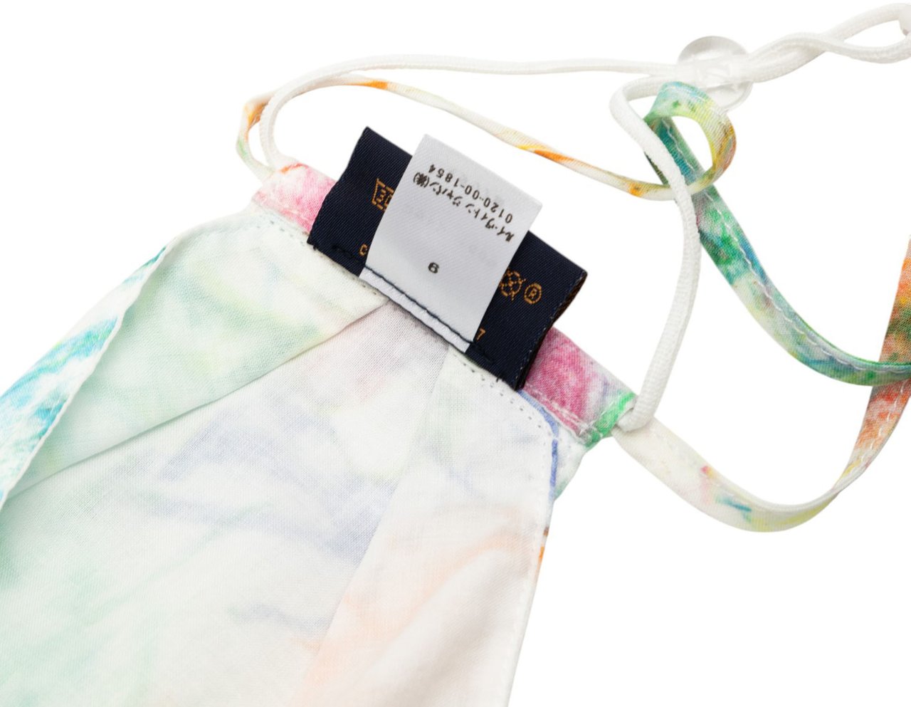 Louis Vuitton Virgil Abloh Monogram Watercolor Bandana and Mask Set Wit