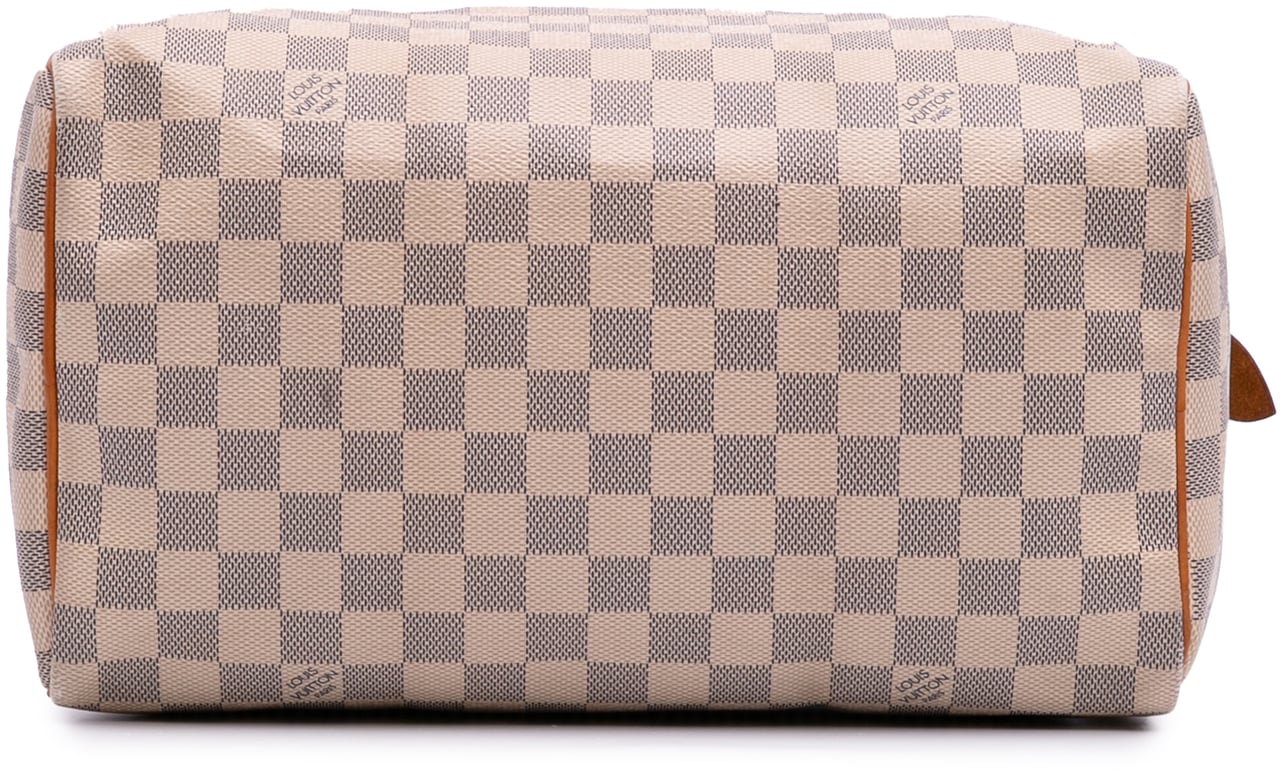 Louis Vuitton Damier Azur Speedy 30 Wit