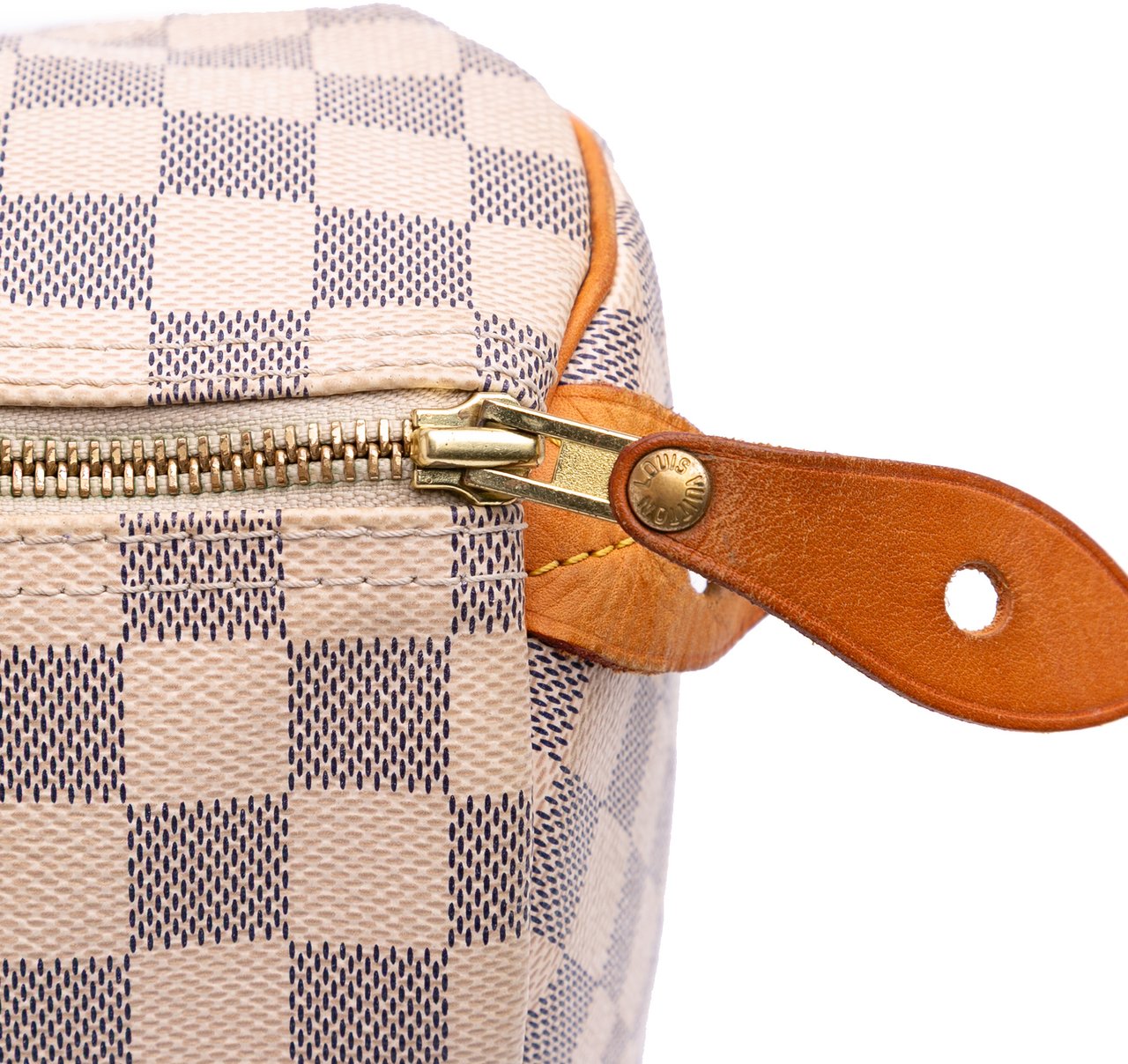 Louis Vuitton Damier Azur Speedy 30 Wit
