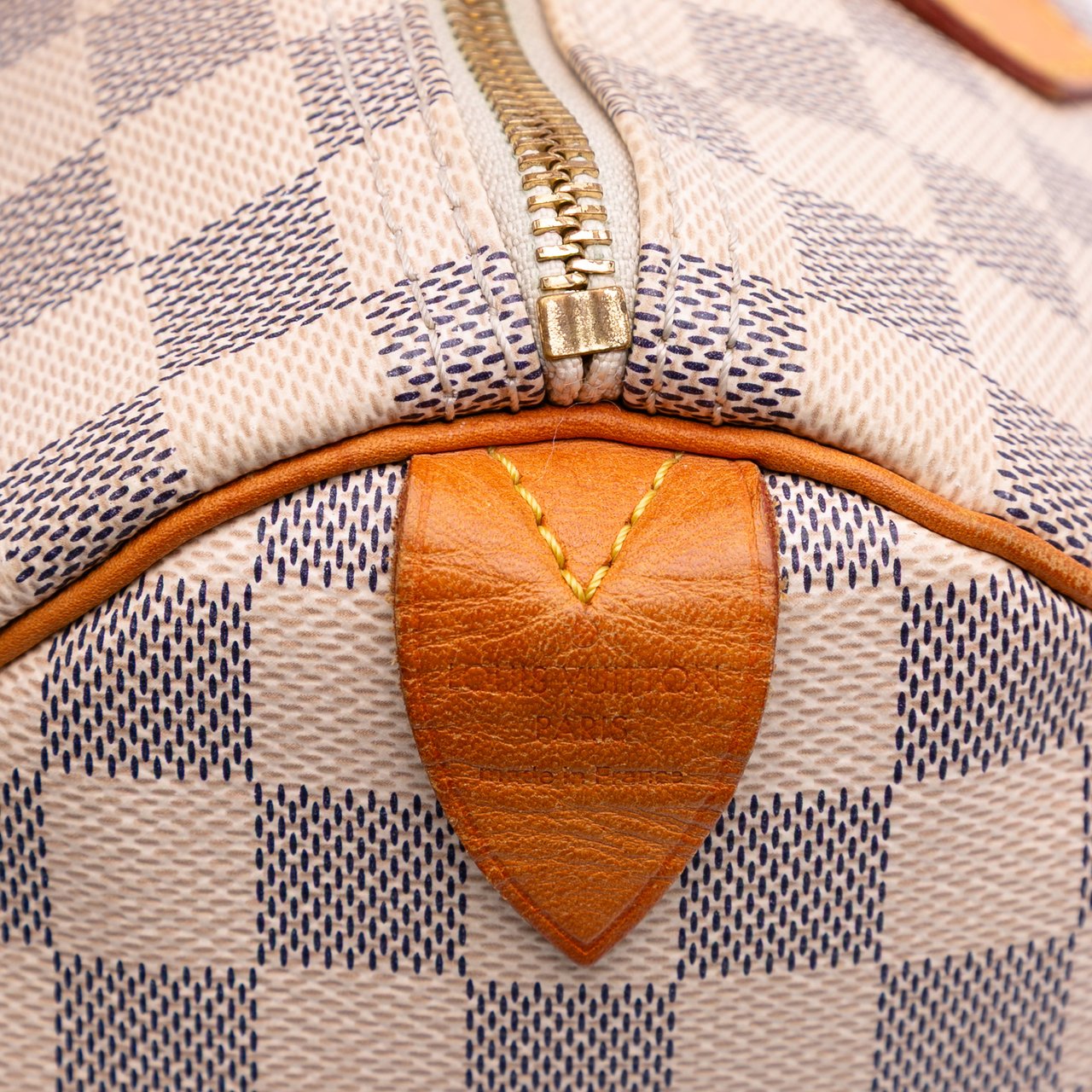 Louis Vuitton Damier Azur Speedy 30 Wit
