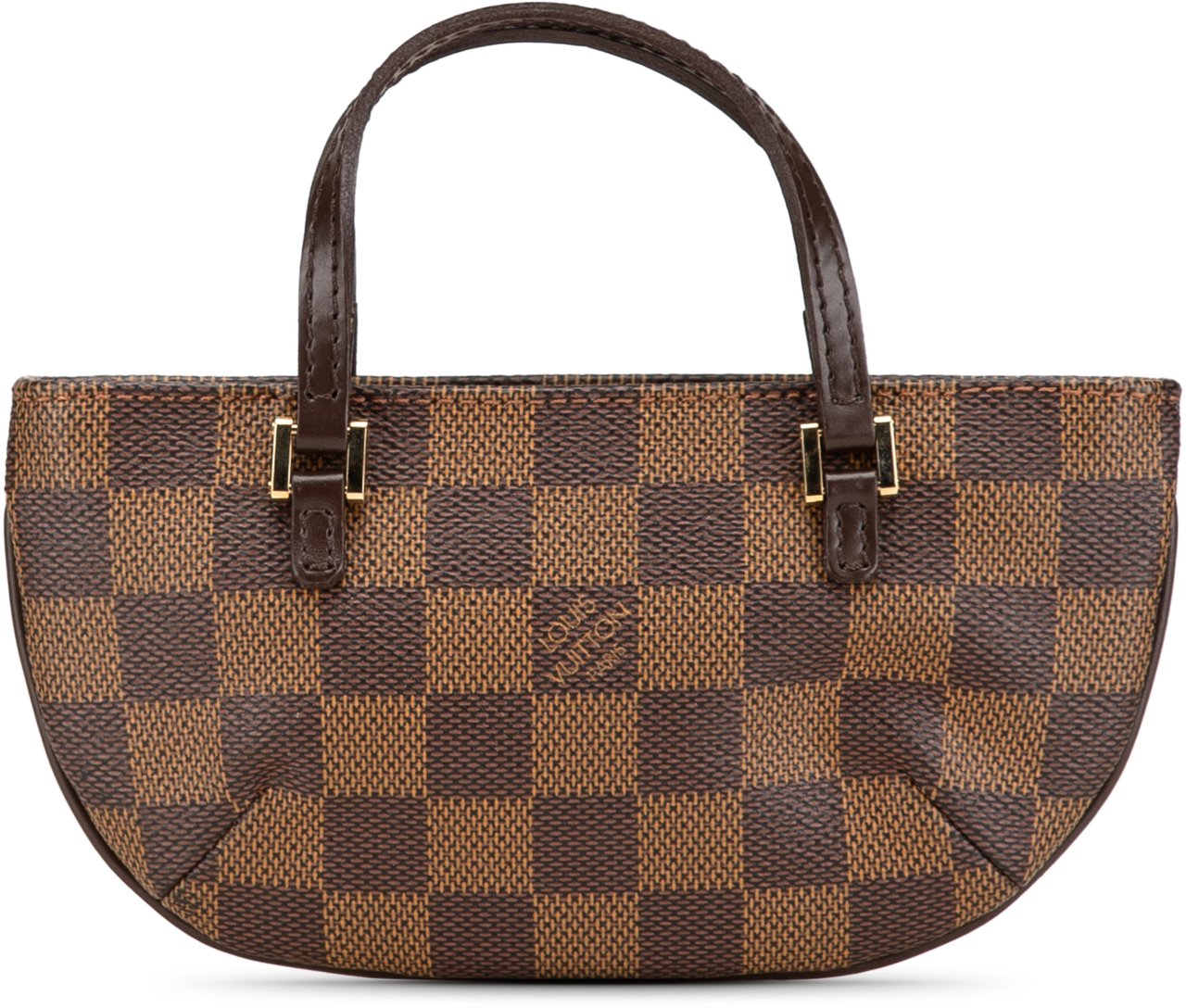 Louis Vuitton Damier Ebene Manosque Pochette Bruin