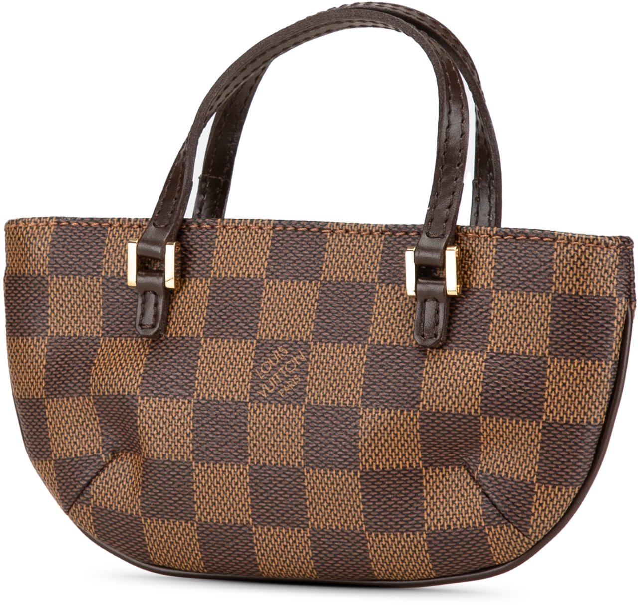 Louis Vuitton Damier Ebene Manosque Pochette Bruin