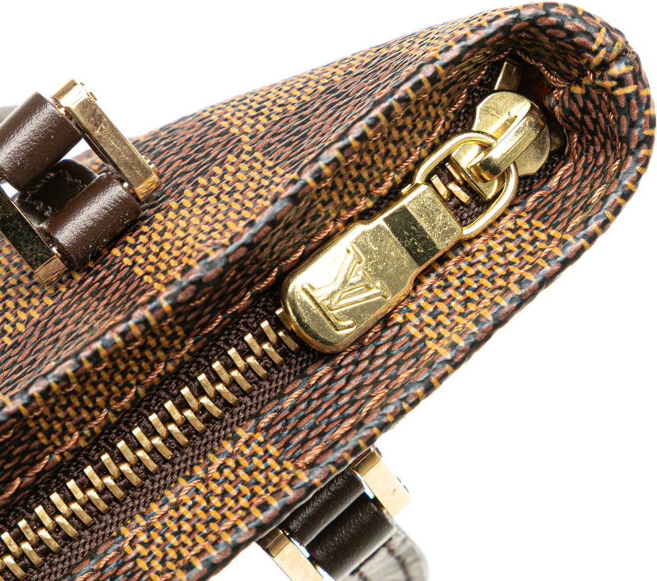 Louis Vuitton Damier Ebene Manosque Pochette Bruin