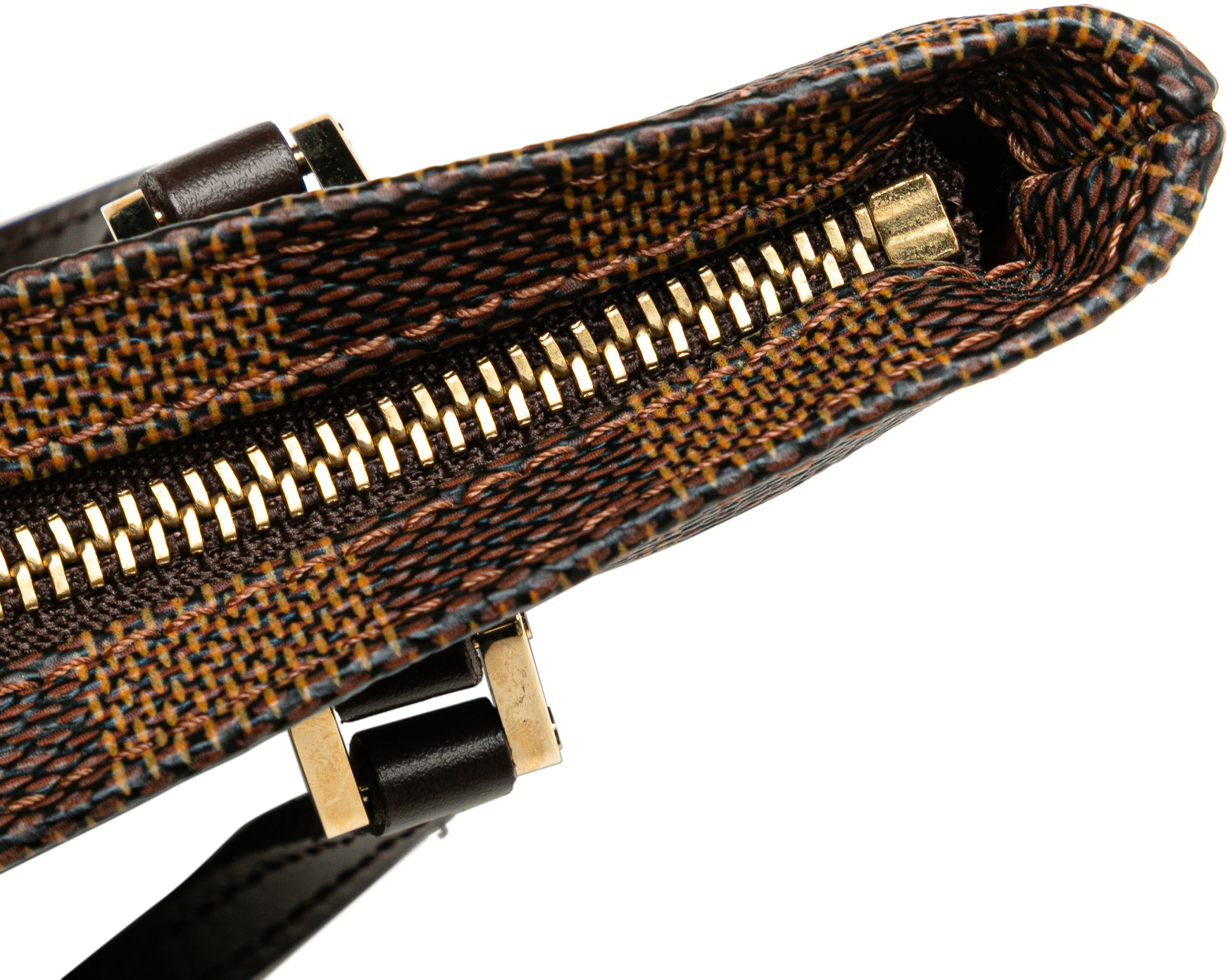 Louis Vuitton Damier Ebene Manosque Pochette Bruin
