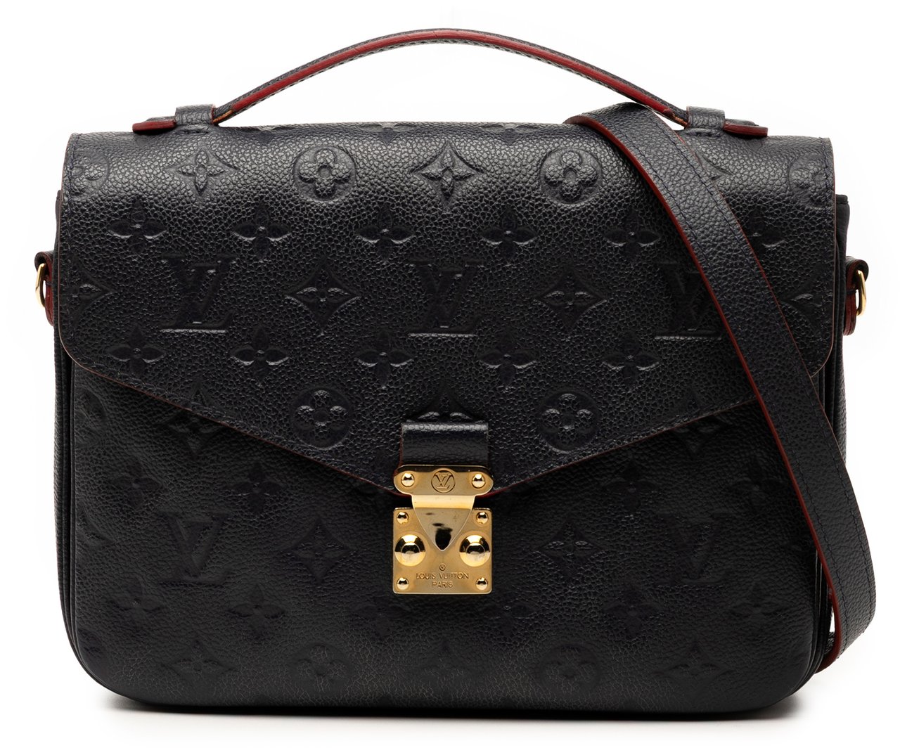 Louis Vuitton Monogram Empreinte Pochette Metis Blauw