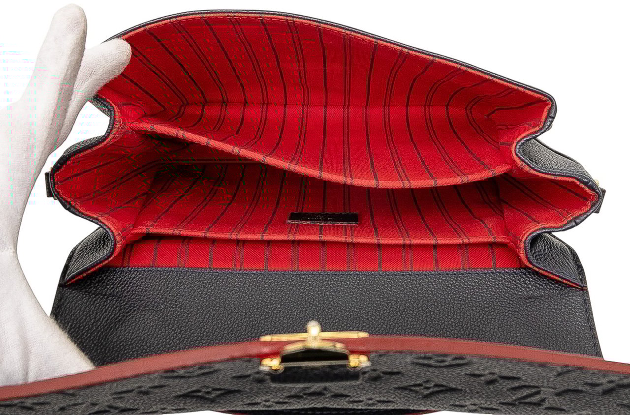 Louis Vuitton Monogram Empreinte Pochette Metis Blauw