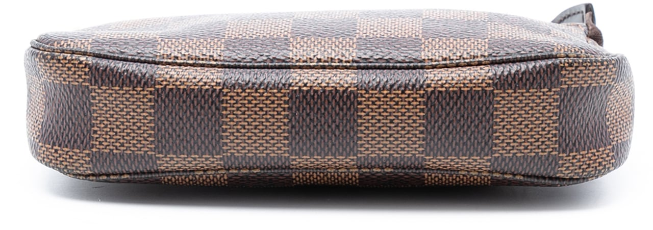 Louis Vuitton Damier Ebene Mini Pochette Accessoires Bruin