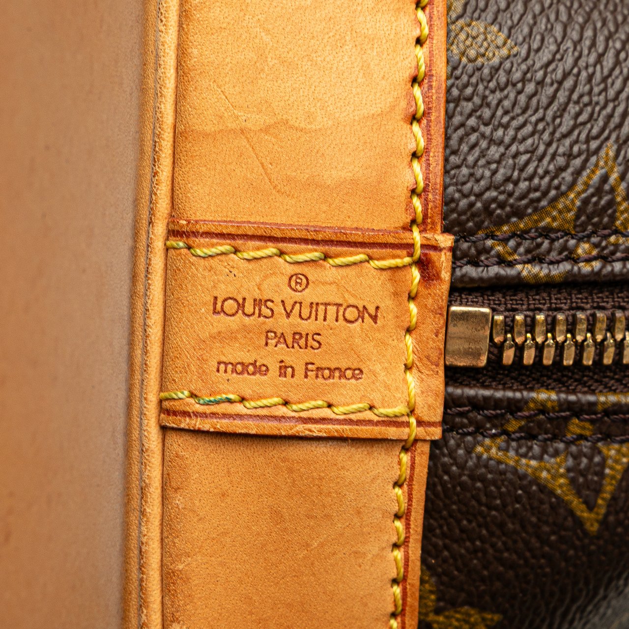 Louis Vuitton Monogram Alma PM Bruin