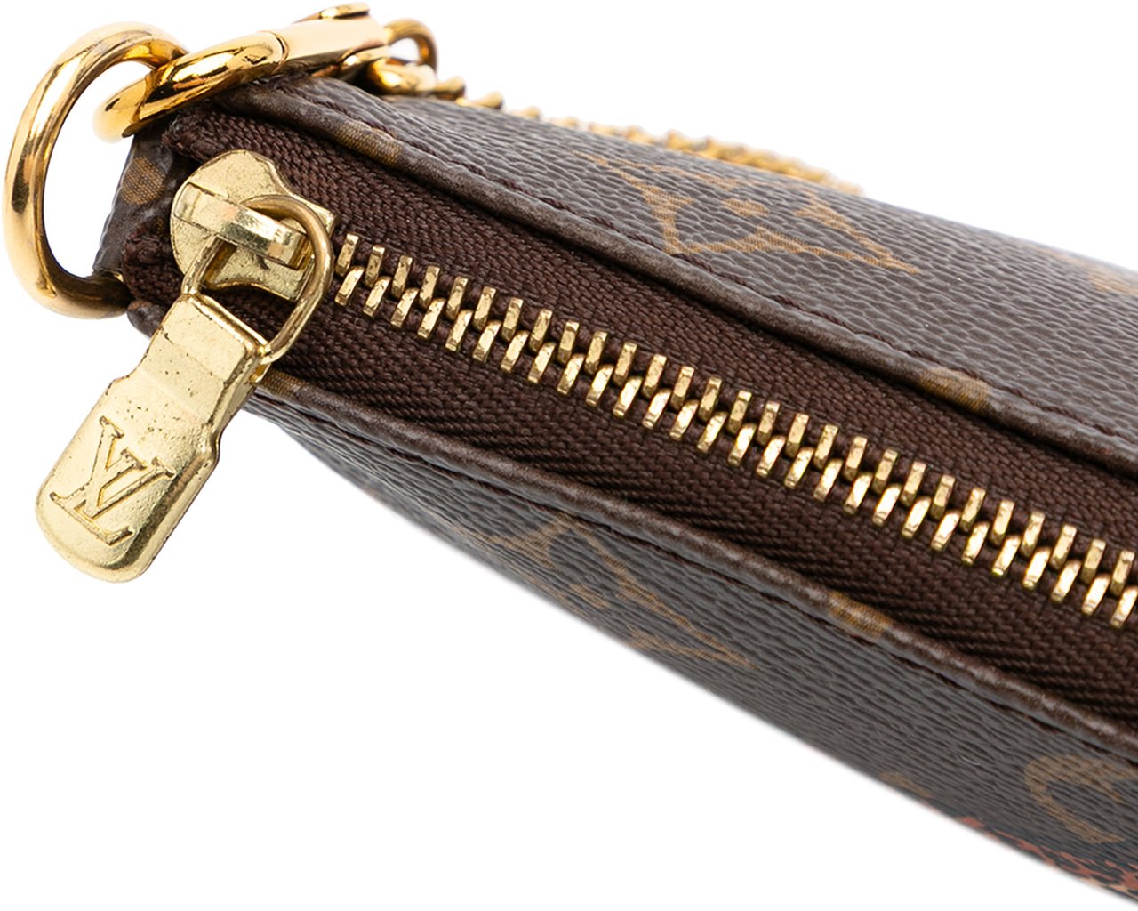 Louis Vuitton Monogram Giraffe Christmas Mini Pochette Accessoires Bruin