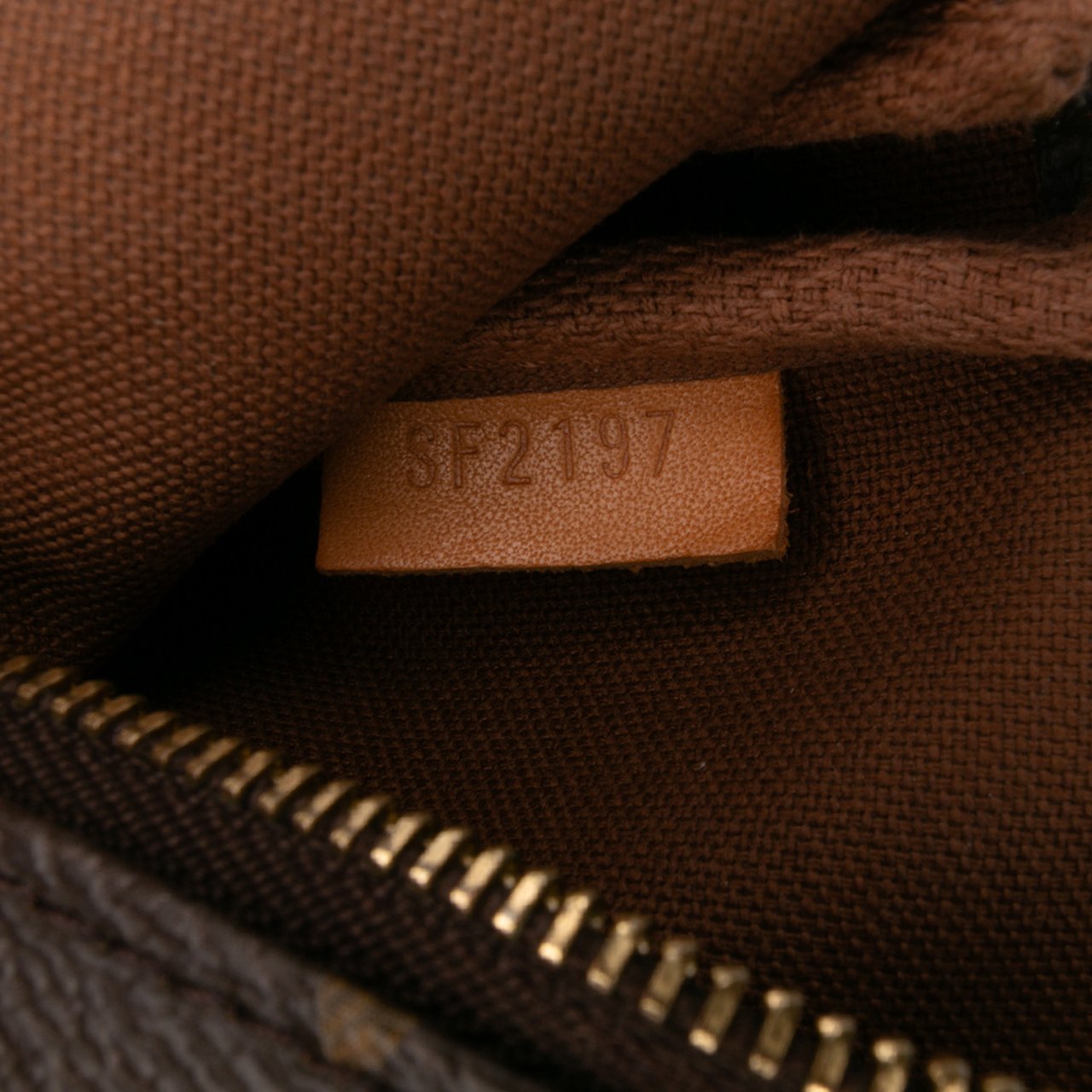 Louis Vuitton Monogram Giraffe Christmas Mini Pochette Accessoires Bruin