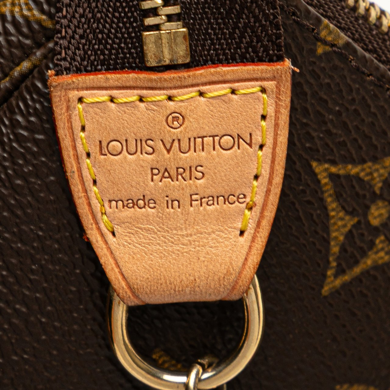 Louis Vuitton Monogram Mini Pochette Accessoires Bruin