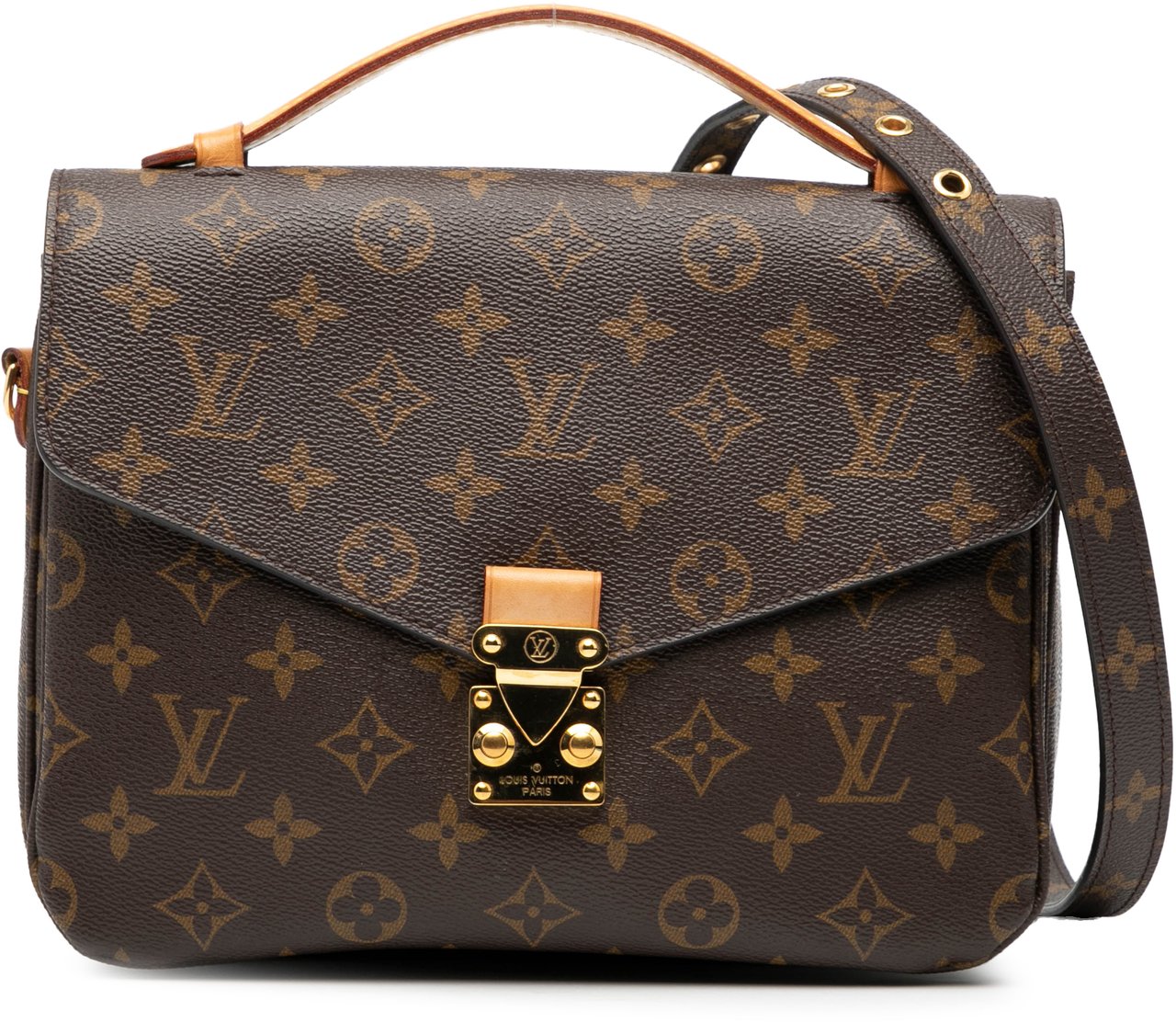 Louis Vuitton Monogram Pochette Metis Bruin