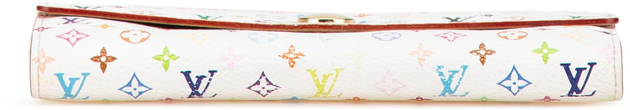 Louis Vuitton Monogram Multicolore Sarah Long Wallet Wit