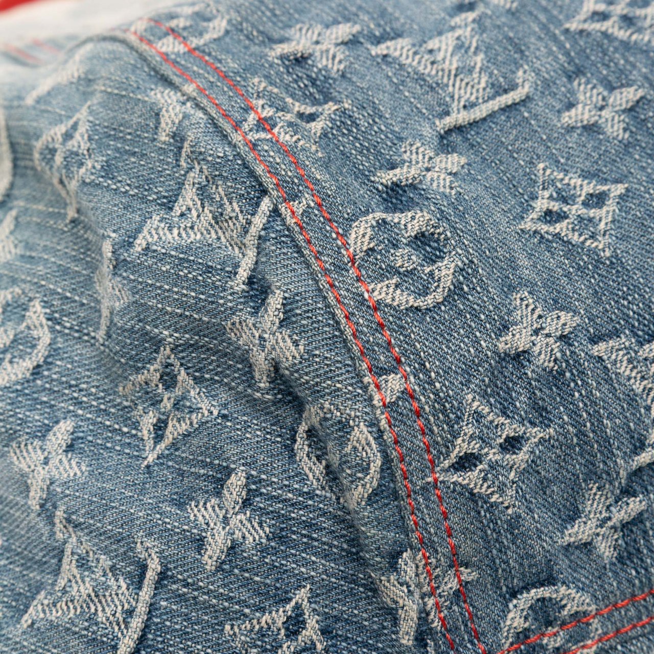 Louis Vuitton Monogram Denim Sunbeam Blauw