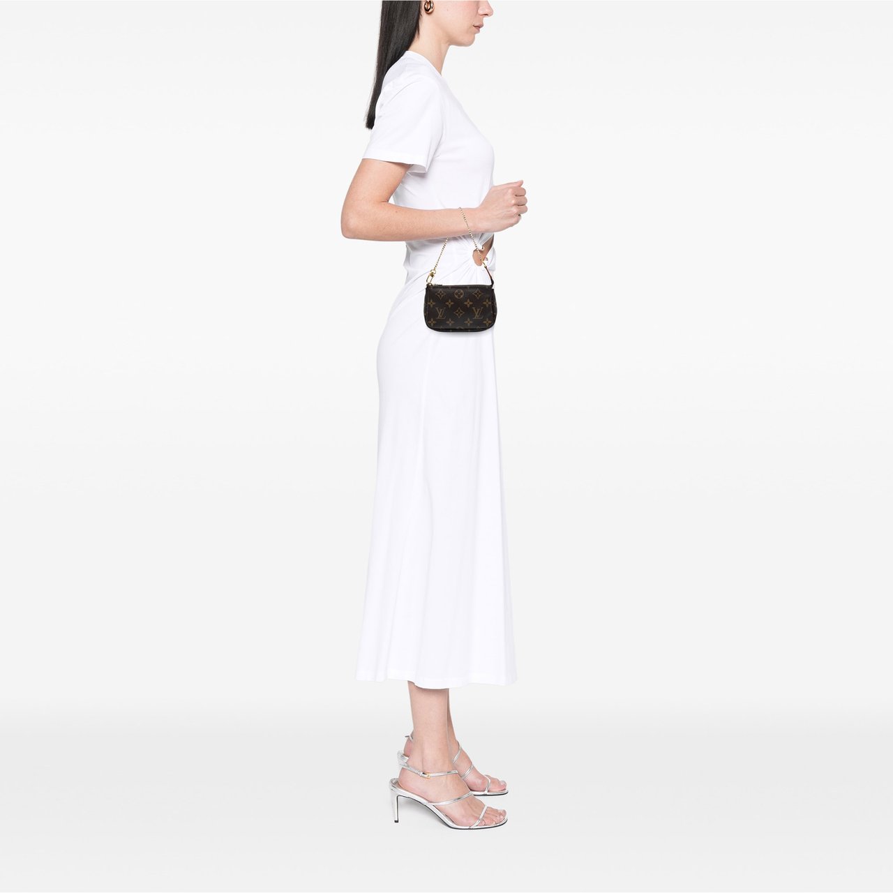 Louis Vuitton Monogram Mini Pochette Accessoires Bruin