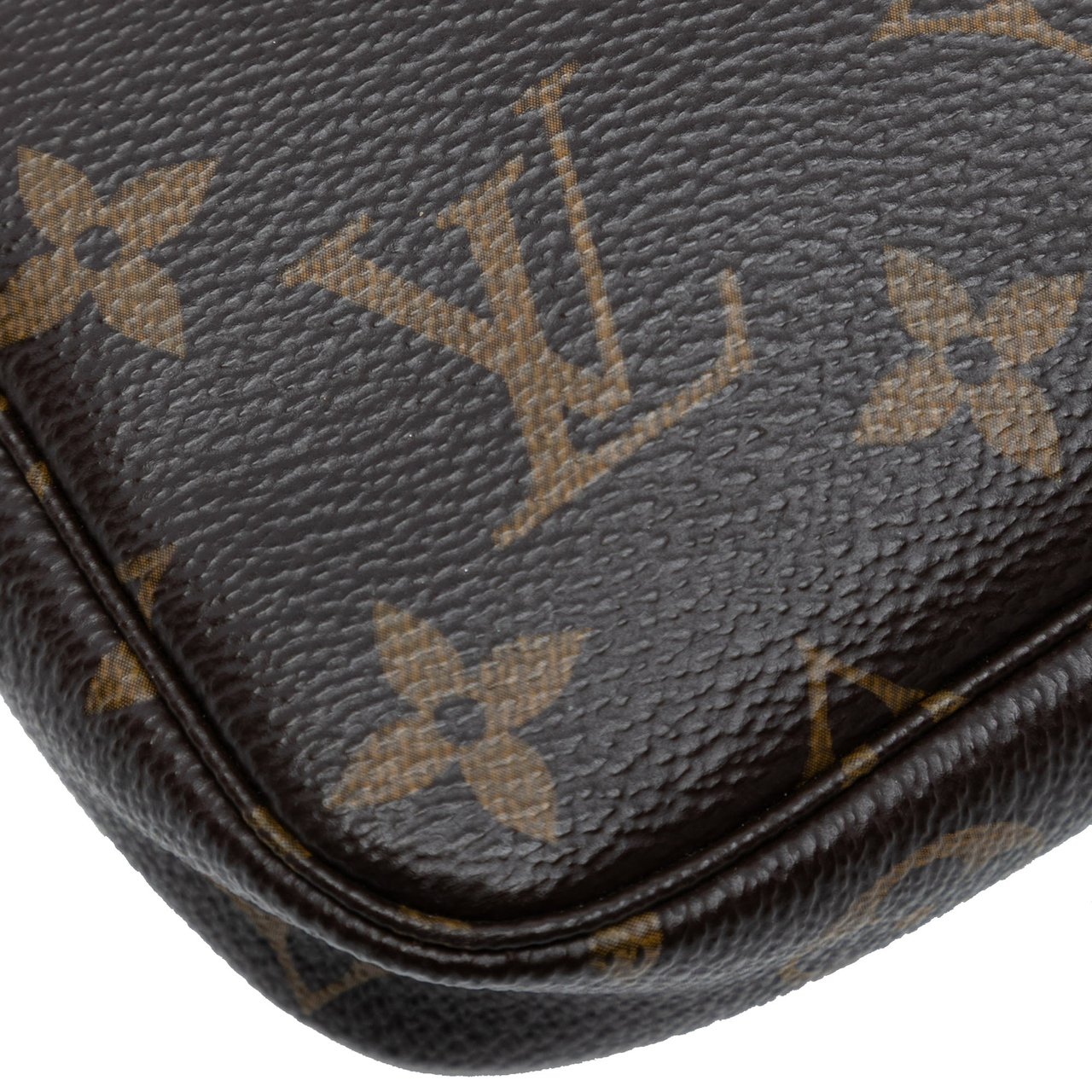Louis Vuitton Monogram Mini Pochette Accessoires Bruin