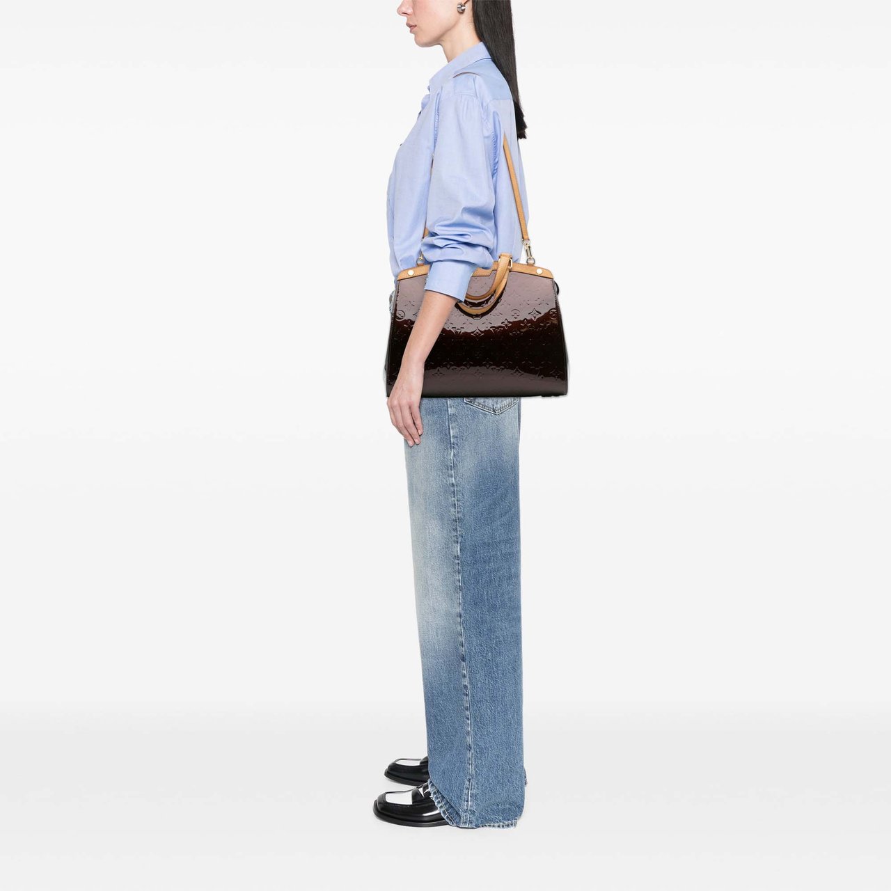 Louis Vuitton Monogram Vernis Brea GM Rood