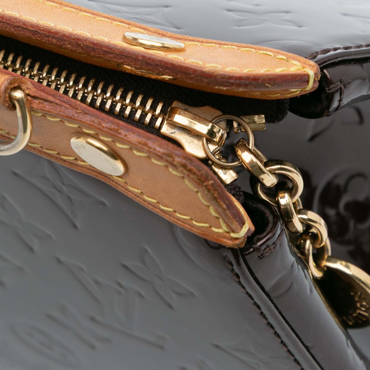 Louis Vuitton Monogram Vernis Brea GM Rood