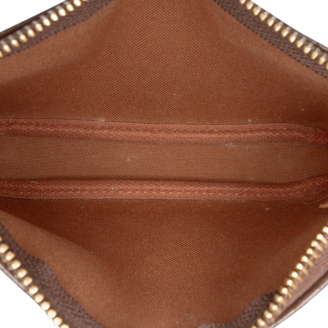 Louis Vuitton Monogram Mini Pochette Accessoires Bruin