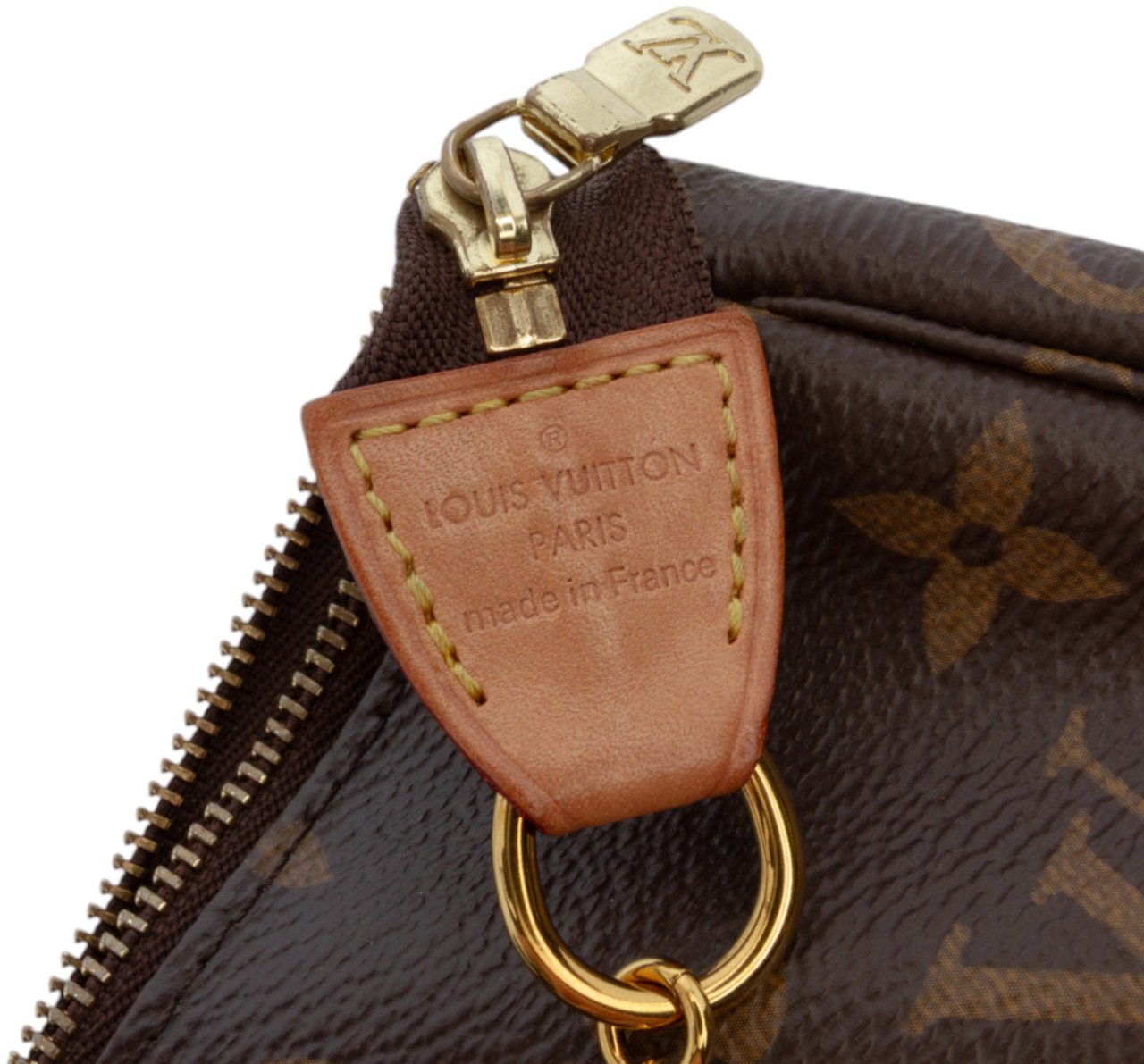 Louis Vuitton Monogram Mini Pochette Accessoires Bruin