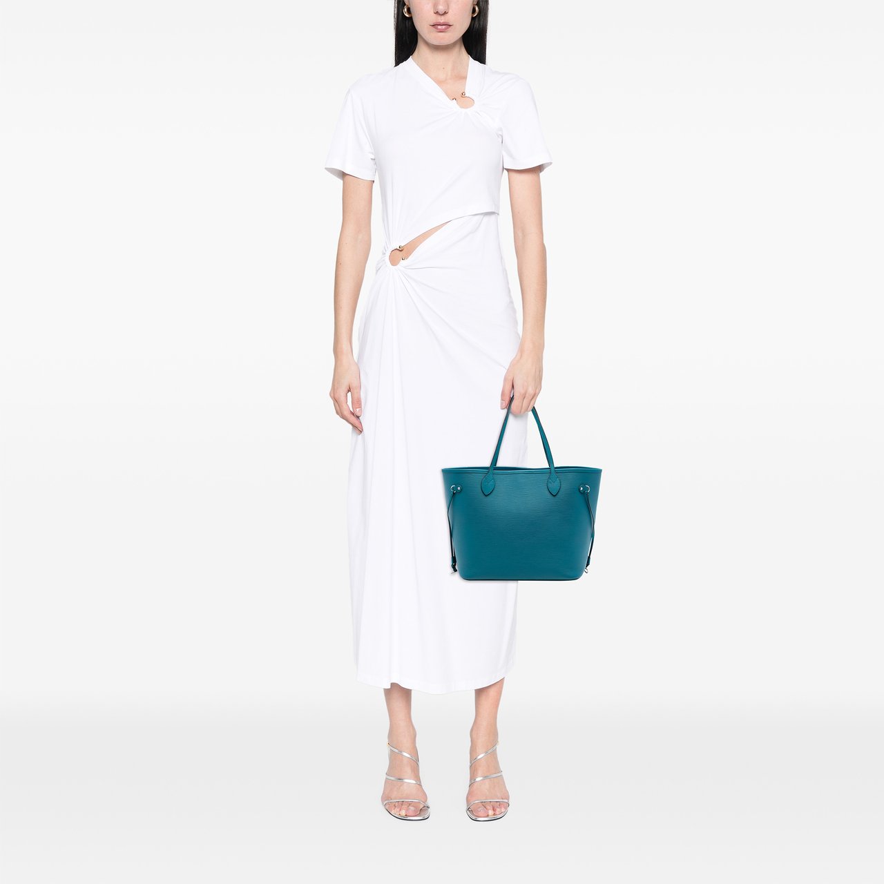 Louis Vuitton Epi Neverfull MM Blauw