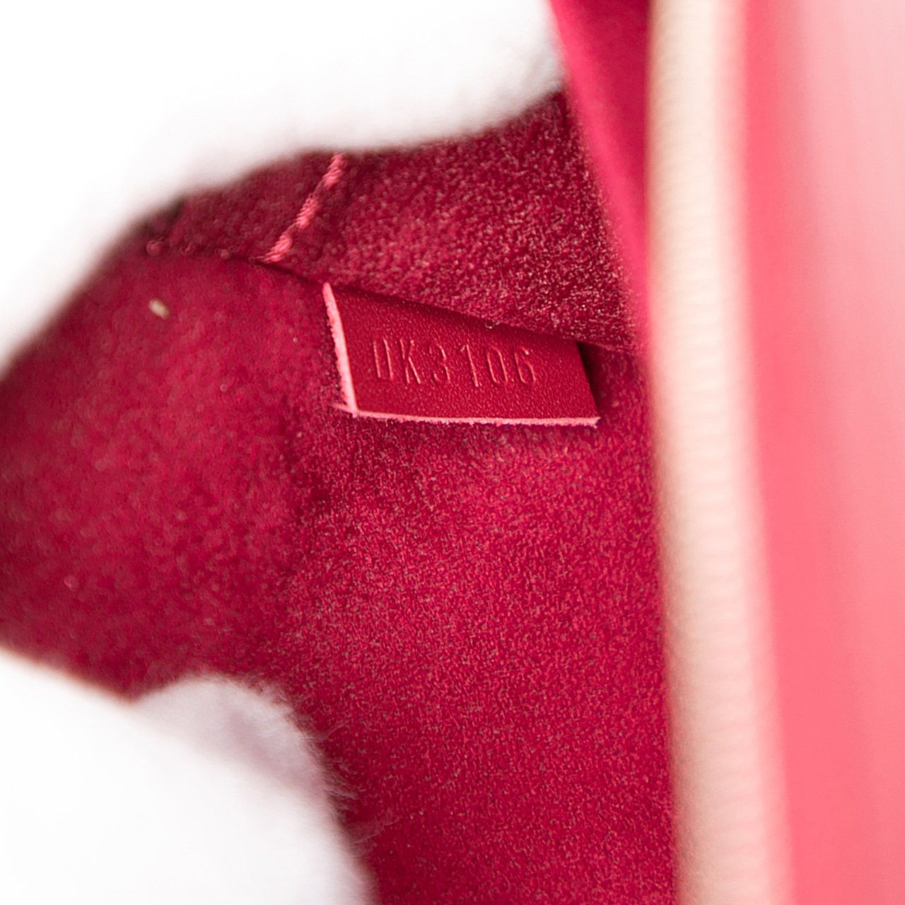 Louis Vuitton Epi Neverfull Pouch Rood