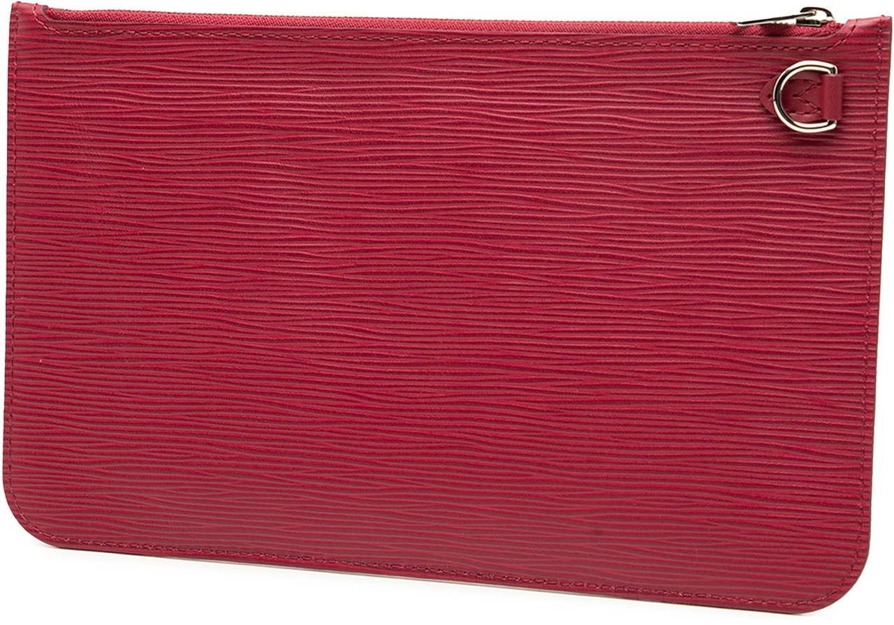Louis Vuitton Epi Neverfull Pouch Rood