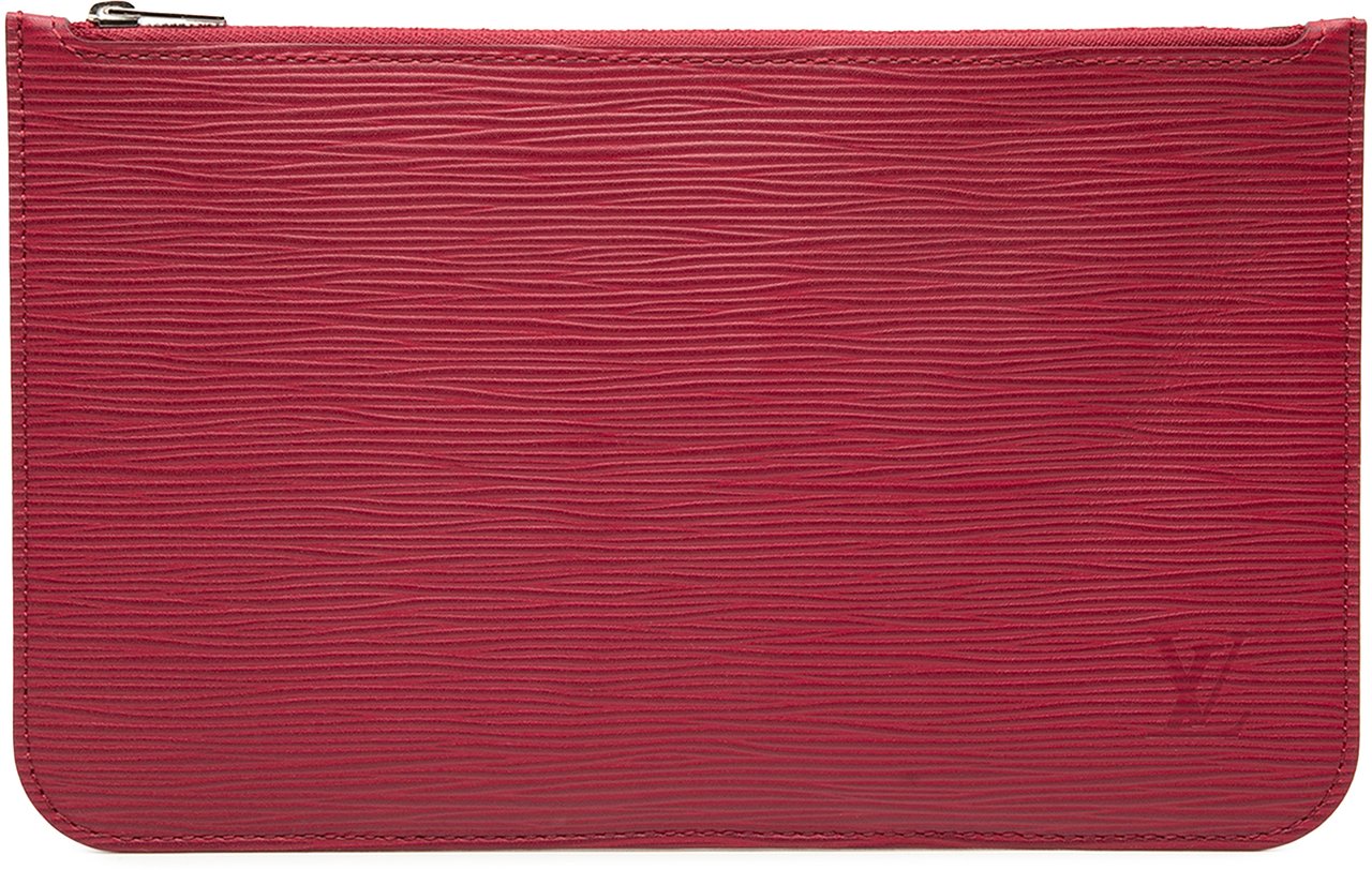 Louis Vuitton Epi Neverfull Pouch Rood