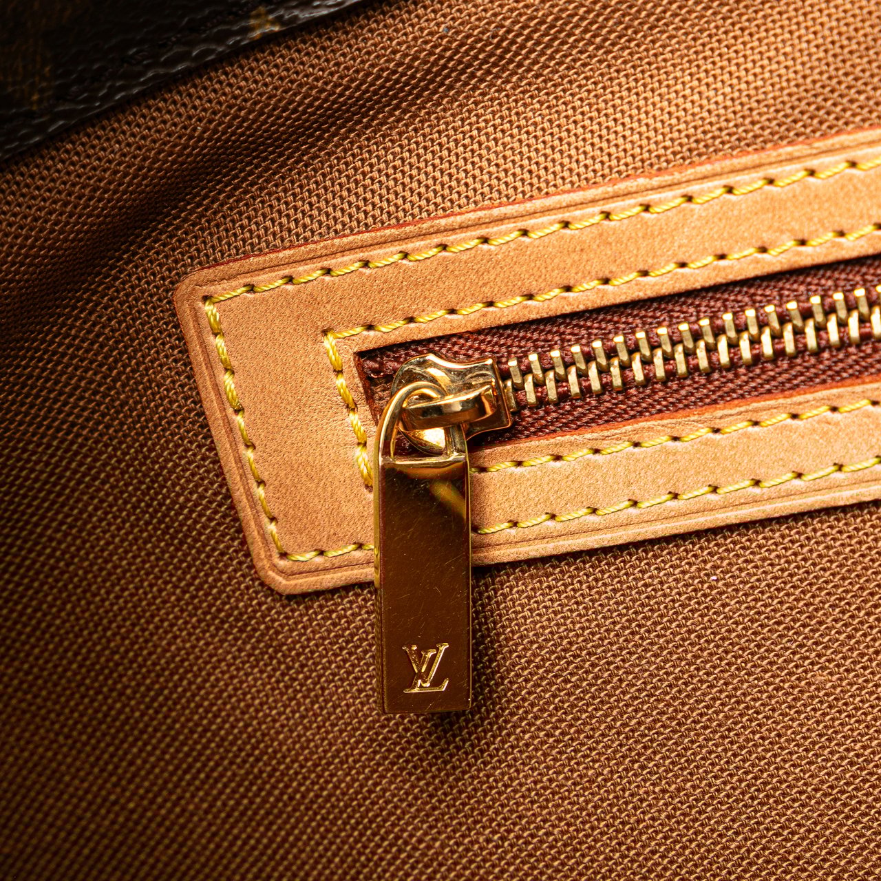 Louis Vuitton Monogram Cabas Piano Bruin