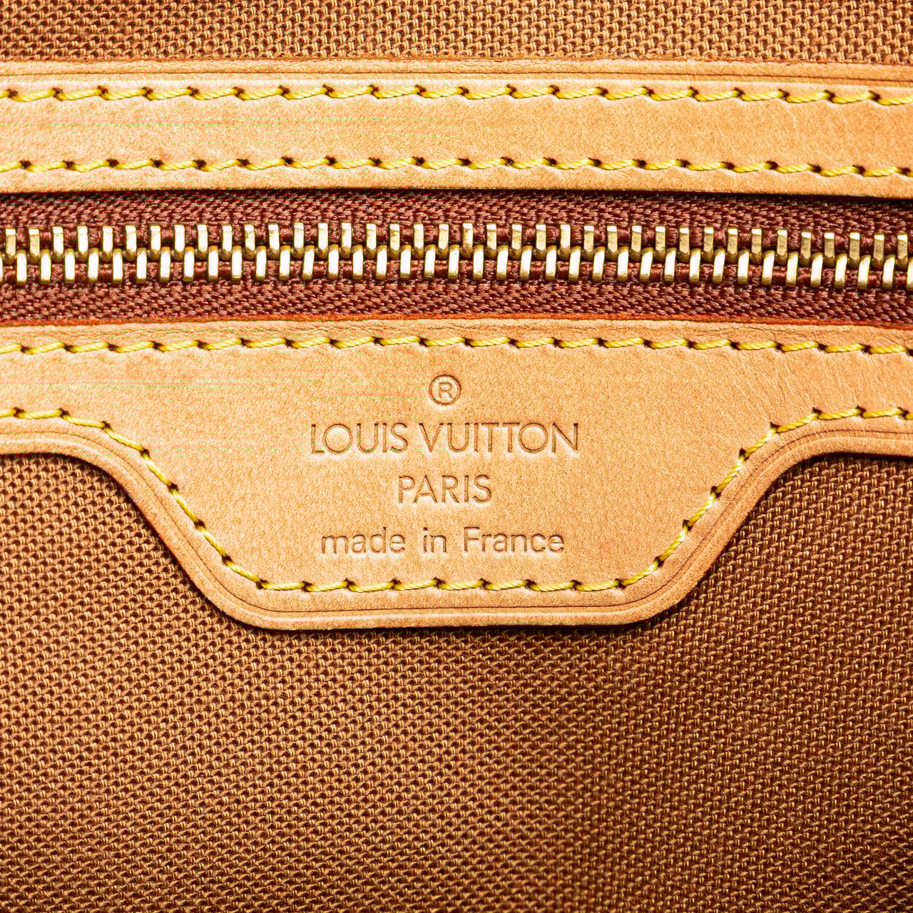 Louis Vuitton Monogram Cabas Piano Bruin