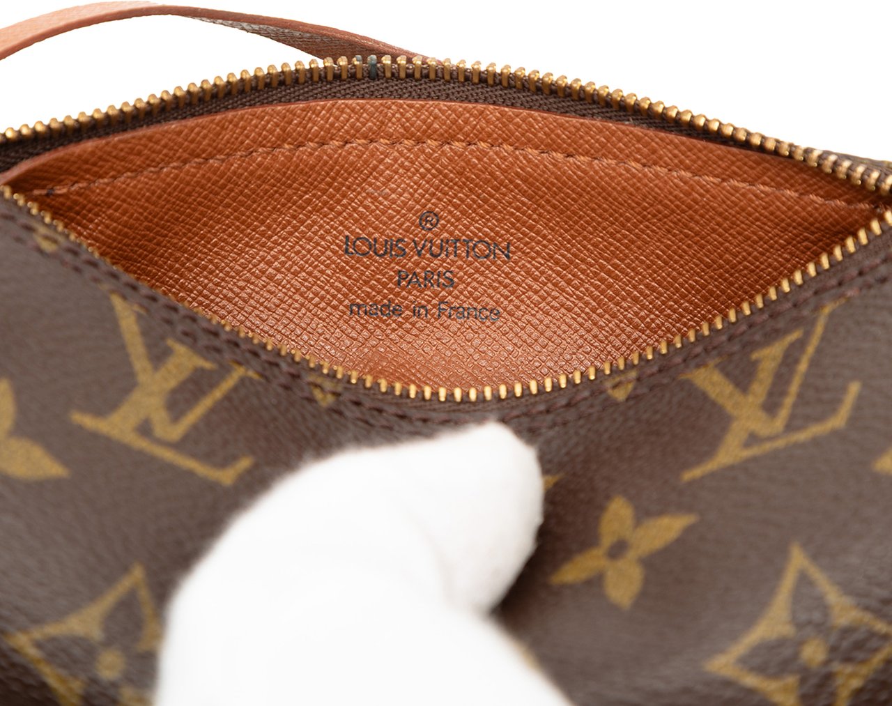 Louis Vuitton Monogram Papillon Pochette Bruin