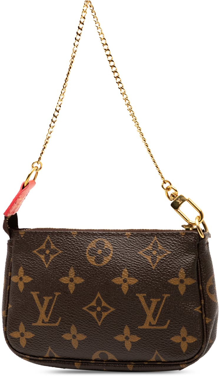 Louis Vuitton Monogram Evasion Illustre Mini Pochette Accessories Bruin