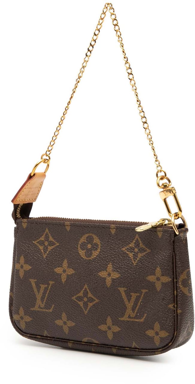 Louis Vuitton Monogram Mini Pochette Accessoires Bruin