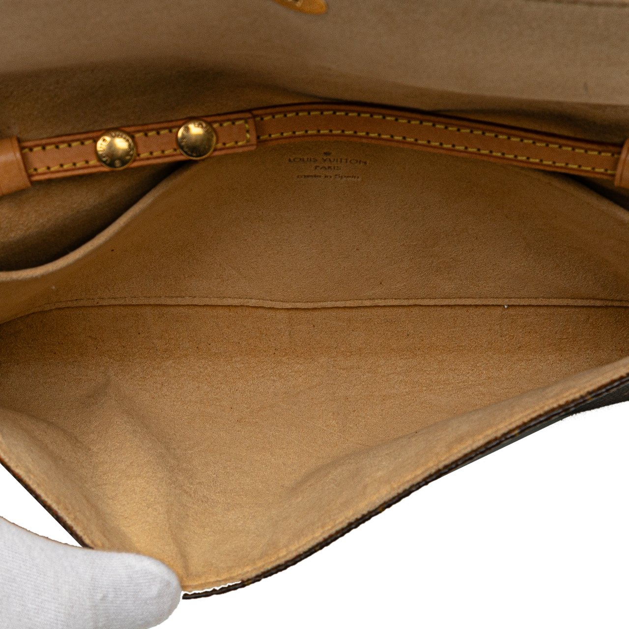 Louis Vuitton Monogram Pochette Twin GM Bruin