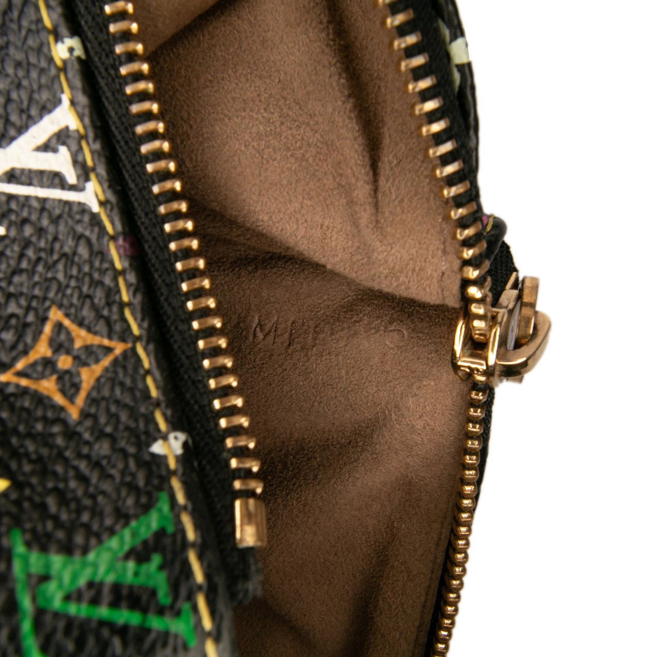 Louis Vuitton Monogram Multicolore Pochette Plate GM Zwart