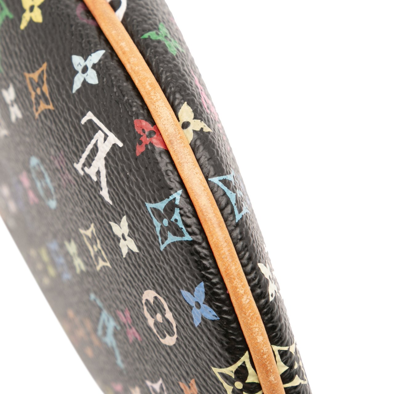 Louis Vuitton Monogram Multicolore Pochette Plate GM Zwart