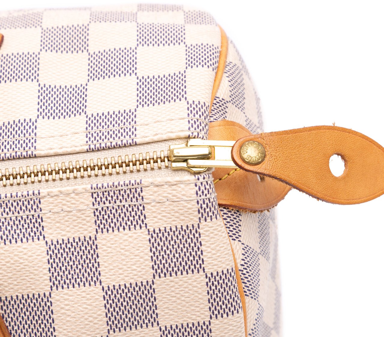 Louis Vuitton Damier Azur Speedy 30 Wit