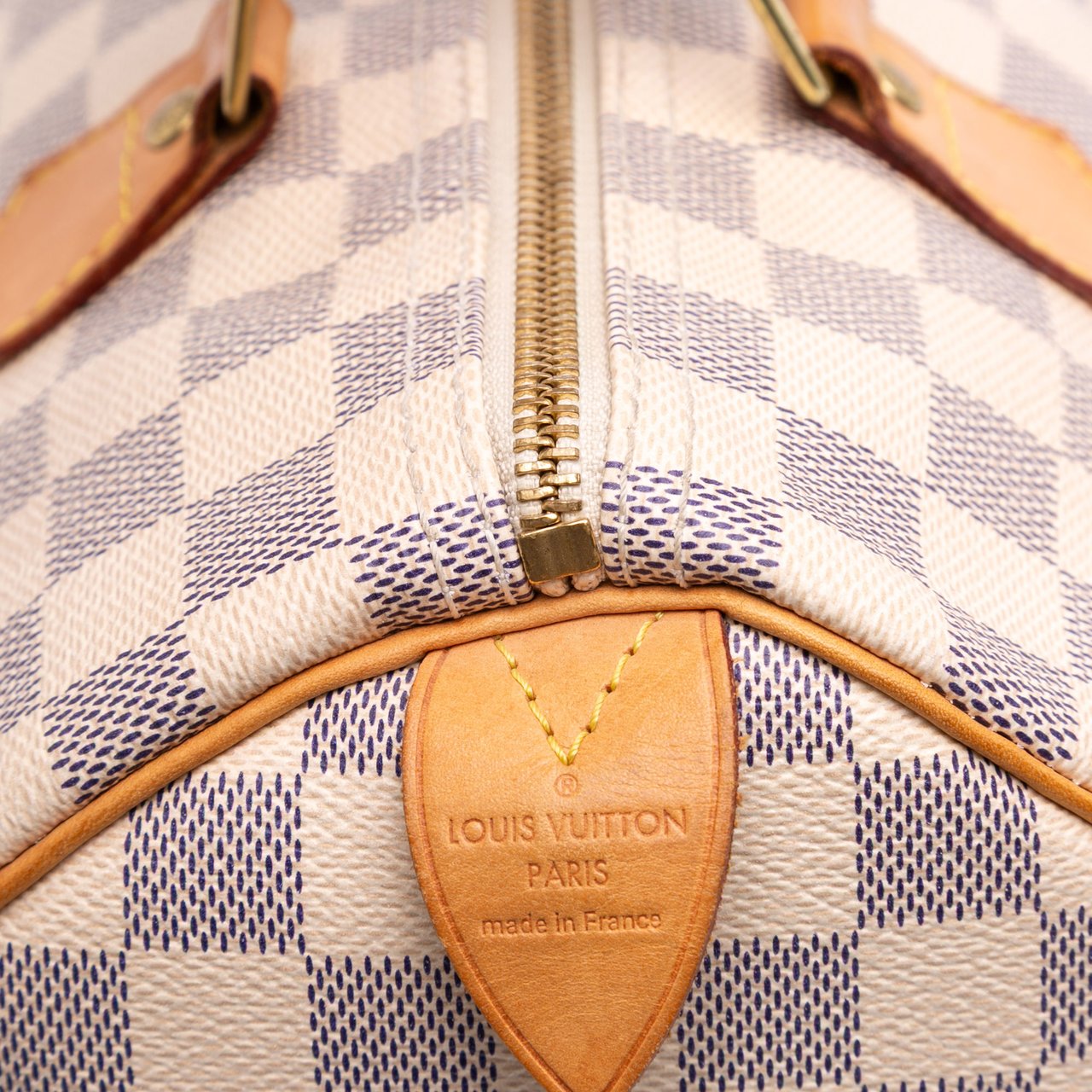 Louis Vuitton Damier Azur Speedy 30 Wit