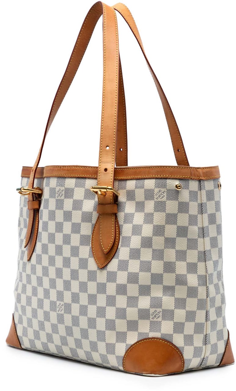 Louis Vuitton Damier Azur Hampstead MM Wit
