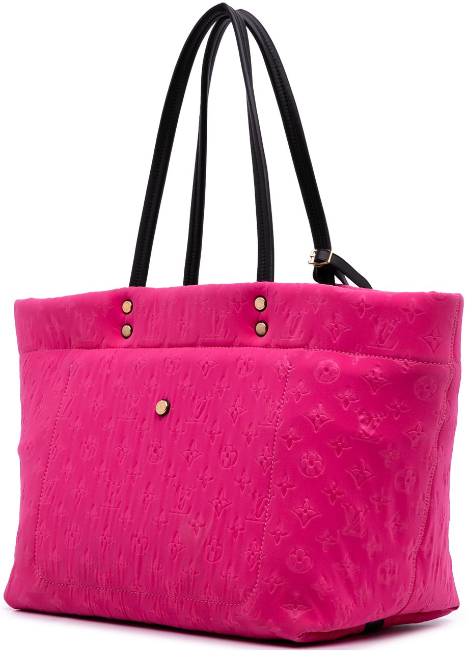 Louis Vuitton Monogram Embossed Neoprene Scuba MM Roze