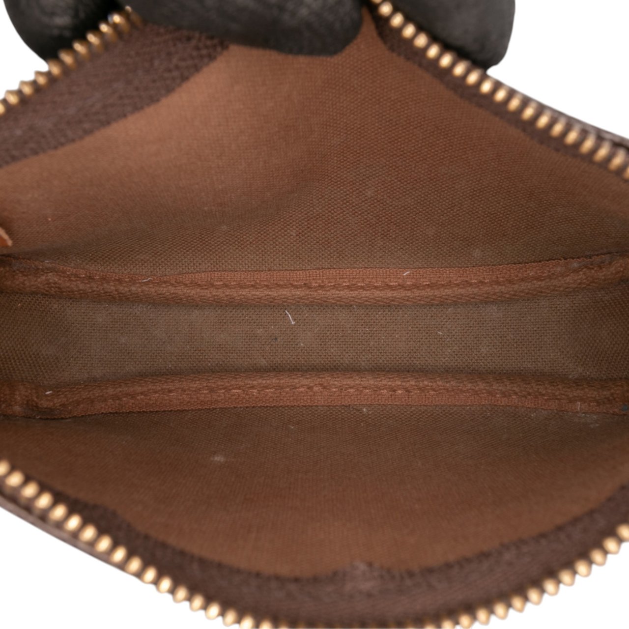 Louis Vuitton Monogram Mini Pochette Accessoires Bruin